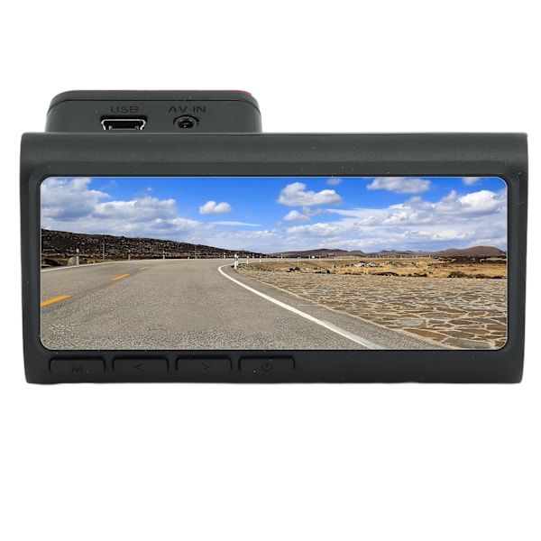 Dubbel Dash Cam 3,3 tum WiFi 1080P HD Smart Loop Recording Dashboard Driving Recorder för bil