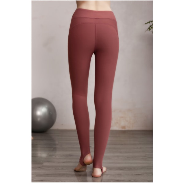 Kvinder Hyggelige Velour Leggings Smøragtige Bløde Varme Fløjl Stræk Sømløse Yoga Bukser (M)