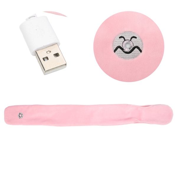 Lämmitetty Huivi USB Älykäs Kaikkiin Asusteisiin Pehmeä Mukava Lämmitetty Kaulahuopa Syksyyn Talveen Vaaleanpunainen