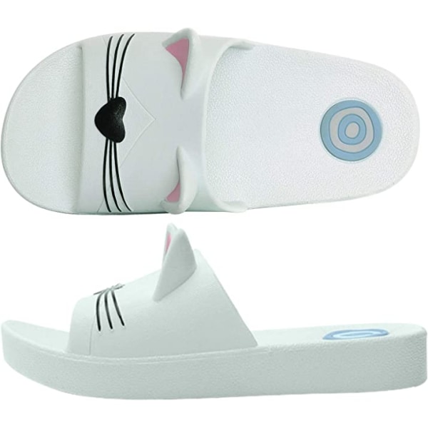 Pojkar Flickor Tofflor Sliders Sandaler Barn Strand Sommar Tofflor Badrum Pool Dusch Anti-Slip Flip Flops Inomhus & Utomhus Skor för Aldult