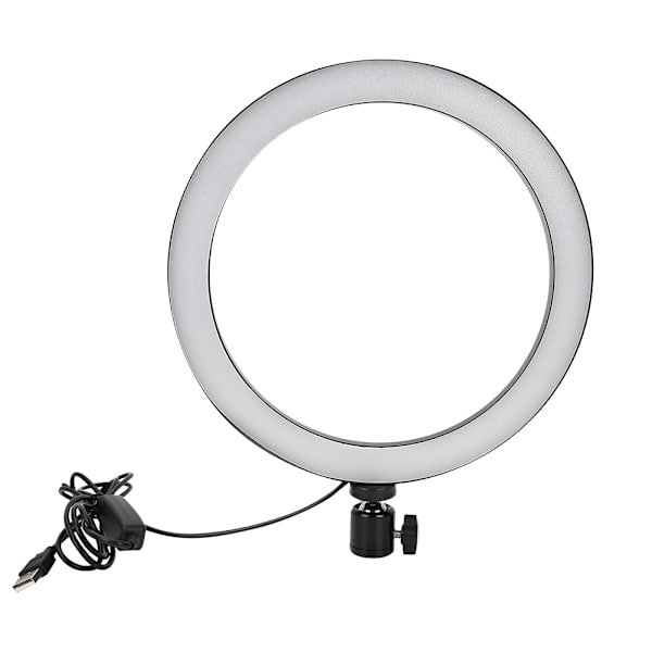 Telefon Live Tripod Bracket LED Ring Fotobelysning (Skrivbordsstativ)