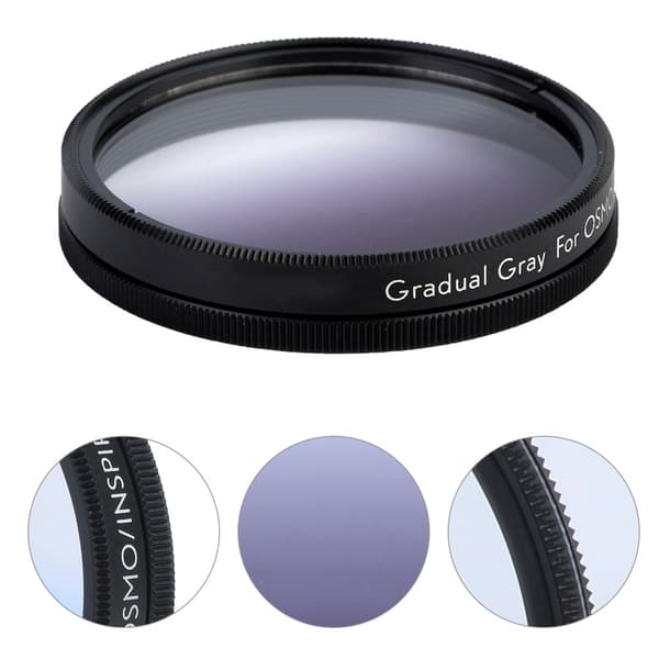 Universal gradueret farve neutral densitet linsefilter til OSMO/INSPIRE1 (gradient grå)