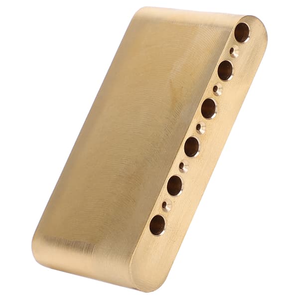 Tremoloblock i mässing, enkelrocksystem, 74 mm, lämplig för Fender/SQ/CV-gitarrstall