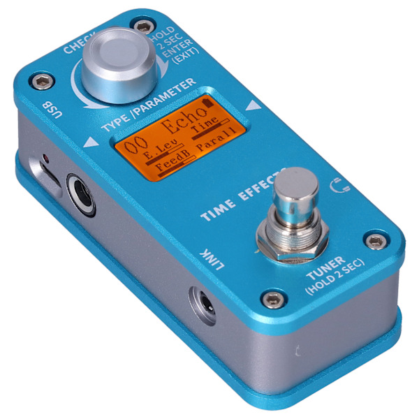 Fördröjningsreverb-effektpedal Cycle Overload Elektrisk gitarr Effektor Musikinstrument Tillbehör