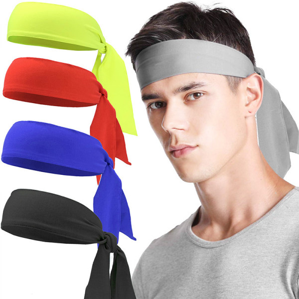 4-pack svetttransporterande huvudknyt, knyt pannband, knyt hårband för män Kvinnor Barn Flickor Pojkar, Atletisk Ninja Svettband Huvudinpackningar,