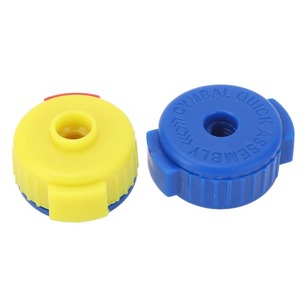 2 stk. Cymbal Quick Release Nut Push in Design Quick Set Cymbal Cap Tromme Tilbehør WC89