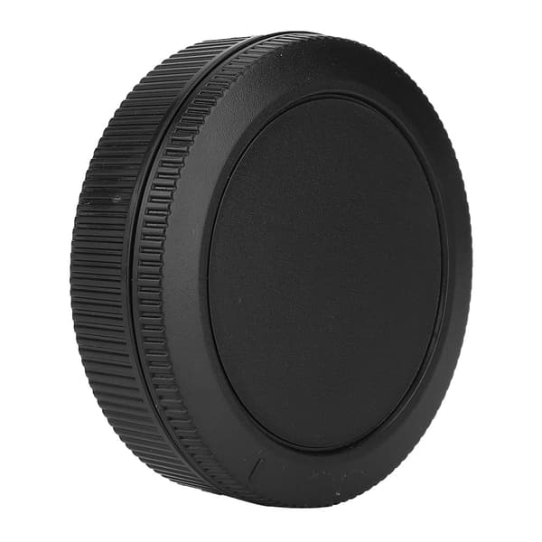 Bærbart plastikkamera, krop, front, bag, objektivdækselsæt til Canon EOSR full-frame kamera, sort