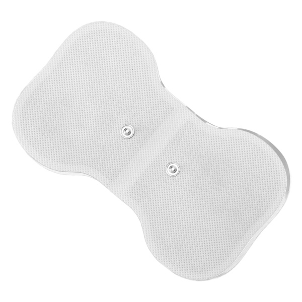 Snap Electrode Pad Icke Vävda Tyg Mjuk Andningsbar Återanvändbar Midja Elektrodplåster för Terapimassager