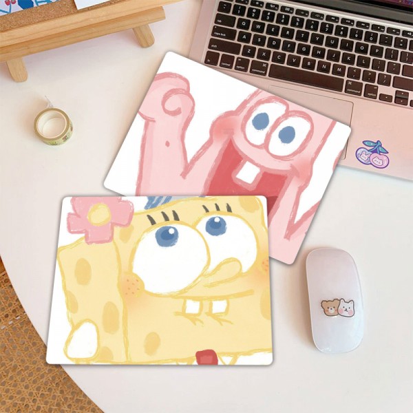 Oyun mouse pad bilgisayar mouse pad masaüstü pad karikatür desen kaymaz kauçuk taban mouse pad 210*260*2mm beyaz