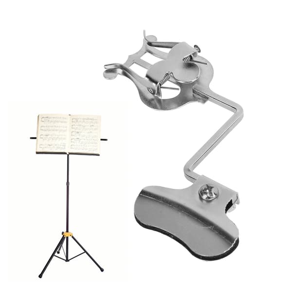 Musikkmappe Mini Bærbar Vind Universal Partitur Marsjark Notestativ