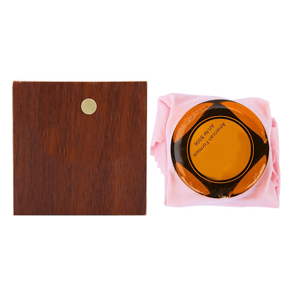 Premium Handmade Rosin in Wooden Box for Violin Viola Cello and Erhu (Transparent)