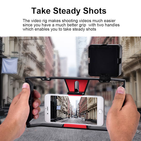 Ulanzi Handheld Video Photography Live Show Bracket Rig med stativ för smartphone