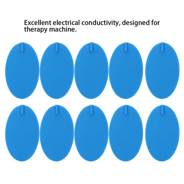 Genanvendelig elektrode pude terapi fysioterapi maskine patch krop massager tilbehør 2mm
