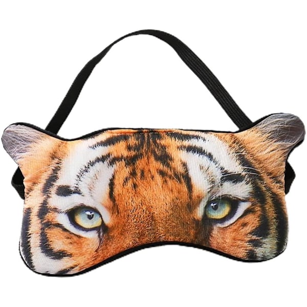 Tiger Sovmask Bomull 3D Sovmask Ögonmask för Flickor Barn