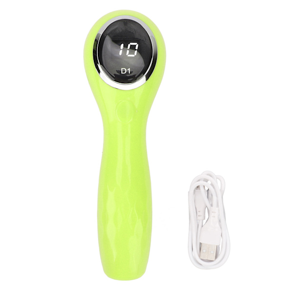 Mini neglelampe 5W bærbar USB 3 stk lysbrikker neglelampe for kvinner jenter manikyr grønn