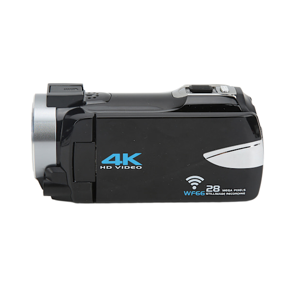 Videokamera 4K videokamera 28MP 25FPS IR nattversion WiFi-kamera inspelare 3,0 tum pekskärm 18x zoom digitala videokameror