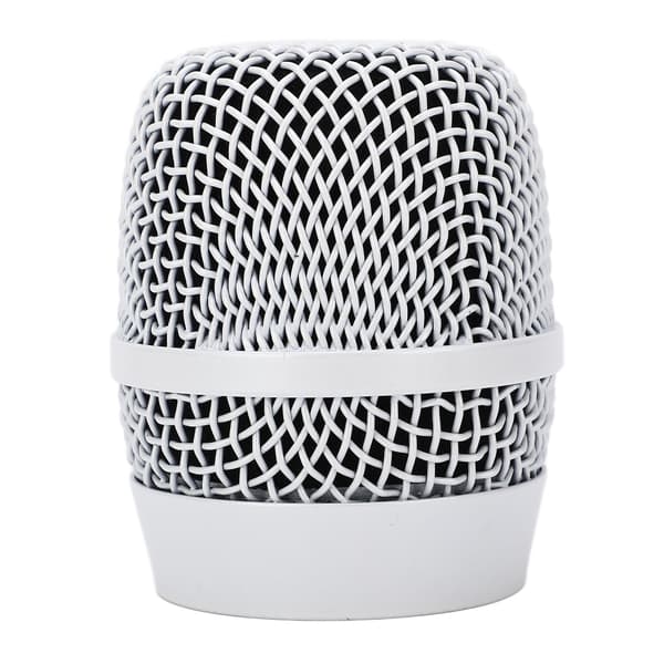 Kulehode Mesh Mikrofon Grille Erstatning Mikrofon Kulehode Mesh Grille for Baier BBS 666 Hvit