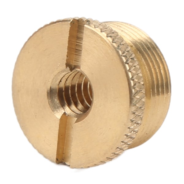 1/4 hona till 5/8 hane skruvadapter Ytbehandling av anodisering Durbale Mic gängadapter Mässing F14B