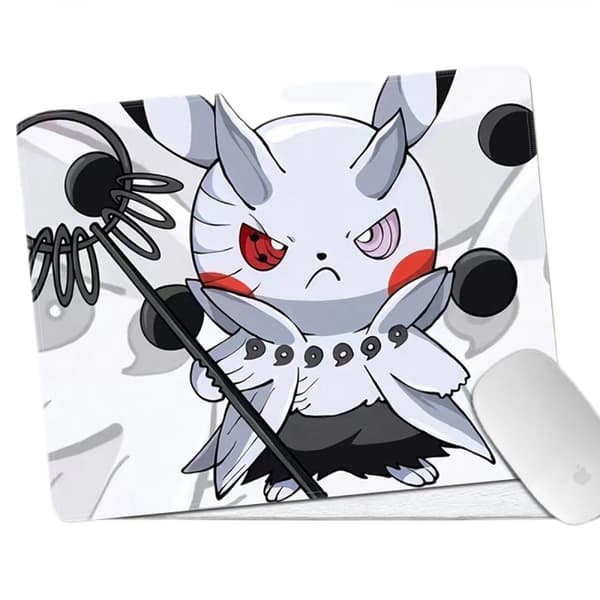 Musemåtte anime musematte skridsikker musematte 300*250mm musematte hvid