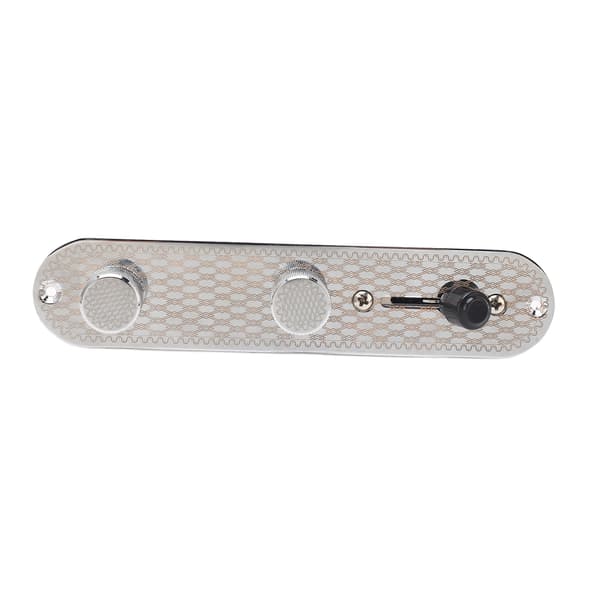 GE229 Guitar Prewired Control Board 3 Way Switch Circuit Control Plate Metal Flat Knobs og Wiring Harness