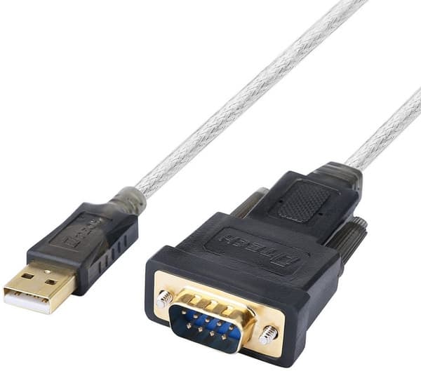 Seriell kabel till USB-adapter  Stöder USB-seriell kabel stöder win7/win8/win8.1/win 10-system, MAC Apple-system, Linux-operativsystem, (6 fot)