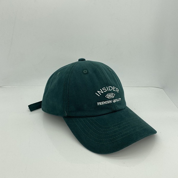 Dotpet Hat Broderet N Bogstav Justerbar Baseball Cap Til Mænd Og Kvinder (Grøn)