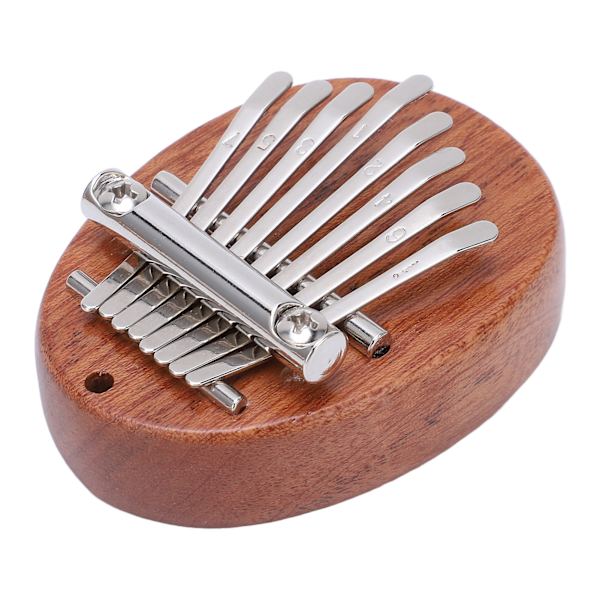 Mini Tommelfingerklaver Massivt Træ Slidstærkt Bærbart Vidunderlige Lyde Kalimba til Børn