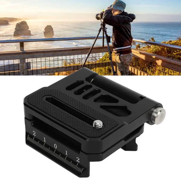 Hurtigutløserplate L-formet kulehode stativutløser vertikal plate fotograferingstilbehør