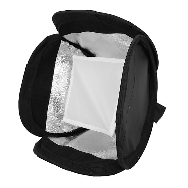Universell hopfällbar lätt snabbkoppling blixtljusspridare softbox för DSLR 23*23cm