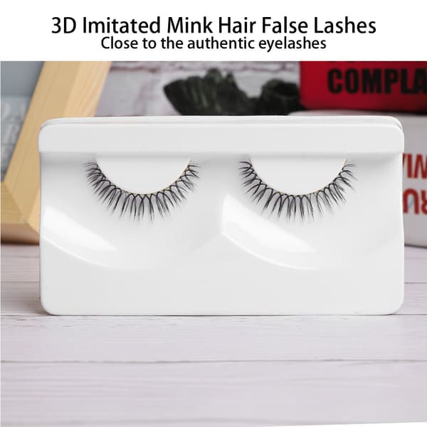 Teko-ripsiä 3D Minkki-karva Imitoidut Monikerroksiset Pitkät Teko-ripsiä EyelashBE-325