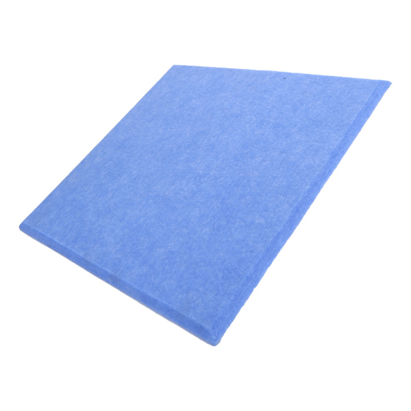 6 st Akustisk absorptionspanel Tjockare minska efterklang Ljudisolering stoppning Absorbent (Blå )