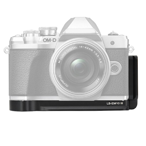 Snabbkoppling L-platta Handgreppsfäste för Olympus EM10 III spegellös kamera