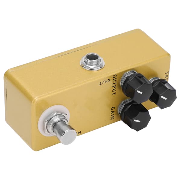 Overdrive-effekt Treble Output Gain 3 Knoppkontroll Metallskal Elgitarrtillbehör