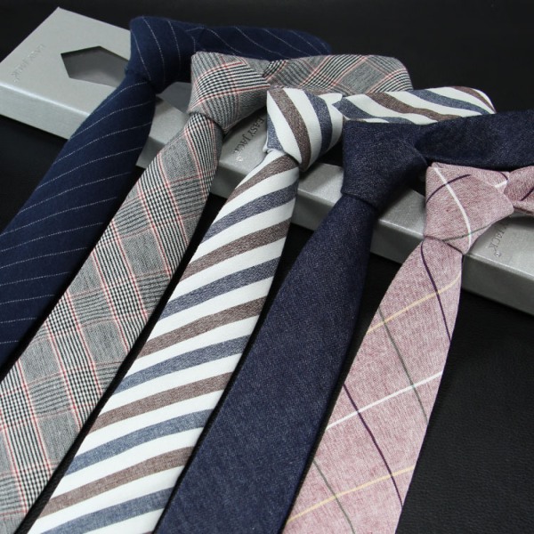 Modeslips Klassisk blommig vävd Jacquard handgjord slips för män, 10