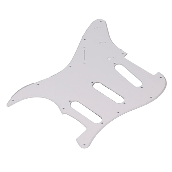 PVC Gitar Pickguard 11 Monteringshull Scratch Resistance Plate SSS Guard Plate Erstatning for Strat ST Stil
