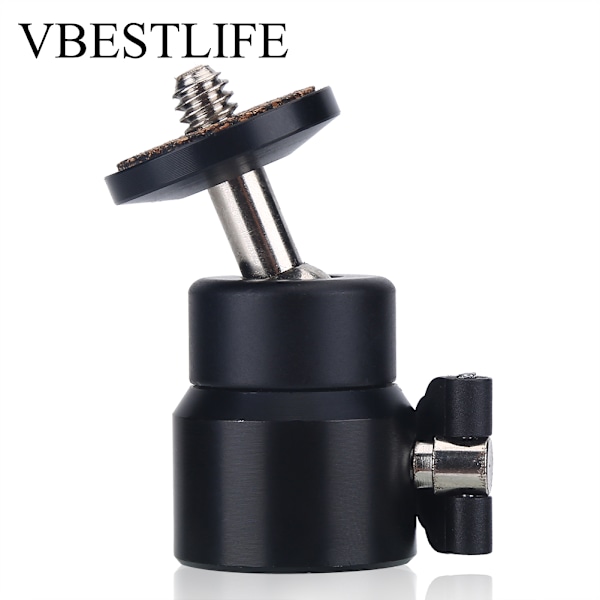 VBESTLIFE 360° Vridbar Rotationsbar 1/4'' Skruv Kulhuvudfäste Kulhuvud Stativfäste