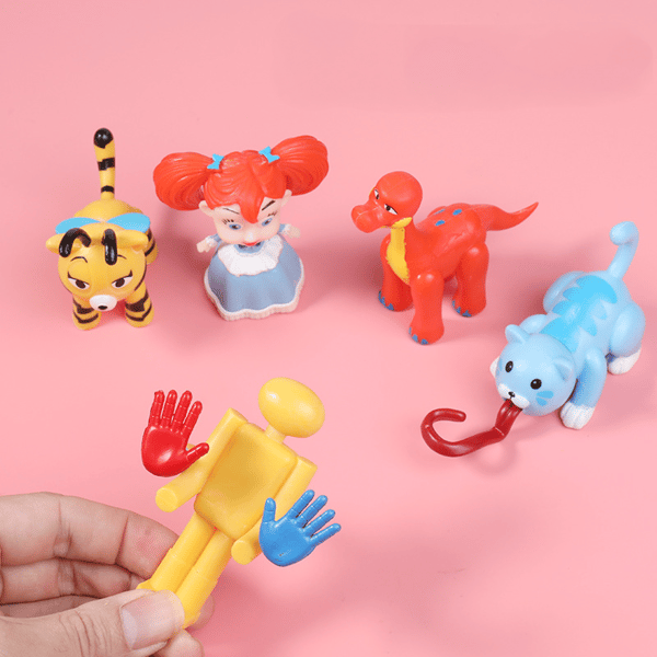 (8 stykker) Bobby Game Time Håndlaget Leke Dukke Dekorasjon 8 pcs/set