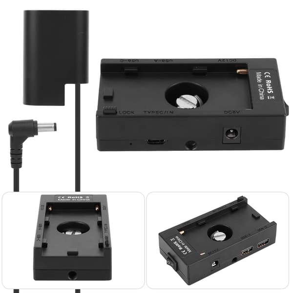 Full Coded DMW‑DCC12 Dummy Batteri Pack Koppling Adapter för GH3 GH4 GH5 GH5S Kamera