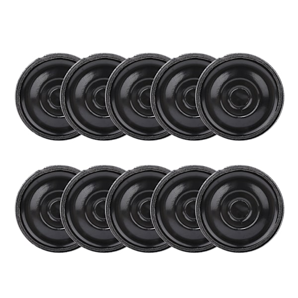 10 stk. runde højttaler Nd Fe B magnet 26mm intelligent stemmeudsendelse elektronikdele 8Ω 1W(p26-8-1w )