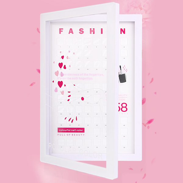 Neglekunst Display Bog 58 Farver Salon Negle Gel Farve Display Bog DIY Neglelak S Farvekort