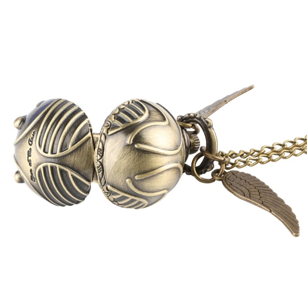 Lommeur Vintage Quartz Analog Lommeur Halskæde Vedhæng med Kæde til Mænd Kvinder Drenge Julegave Harry Potter（GP01)