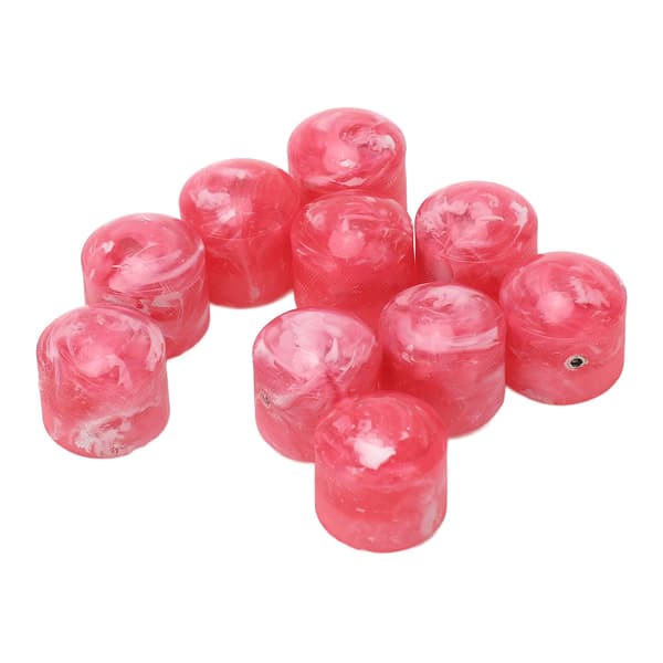 Volumen Tone Dome Knobs Plast Kontrol Elektrisk Guitar Bas Dele Tilbehør med Hex Nøgle GD89 Rose Rød