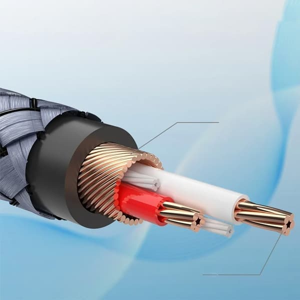 3,5 mm jackstik til 2 han-interface adapterkabel til RCA-lydcomputertelefonkonverterkabel 2 meter