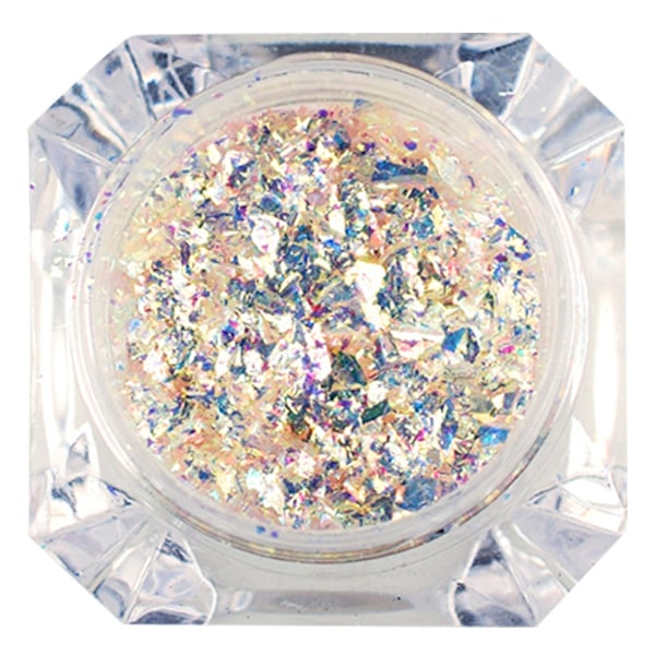 Nagelkonst Krom Pigment Dekorationspulver Manikyr Glitter Spegelpulver 11