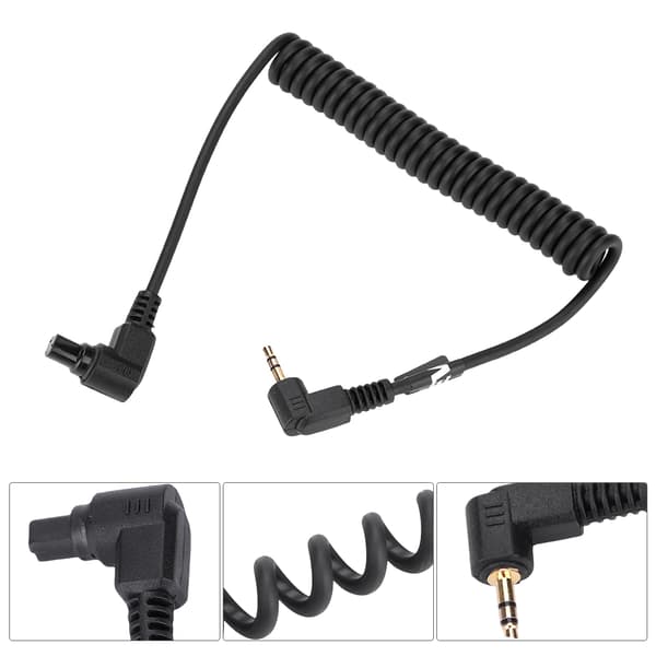 RS-80N3 C3 udløserkabel til Canon EOS 5D3 5D2 7D 50D 40D (2.5mm-C3)
