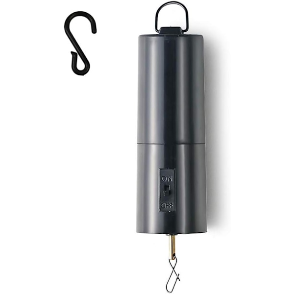 Vindspinner Disco Ball Motor, Roterende Mobil Whirligigs Kinetisk Utendørs med Batteri, Speil Takhengende for Hageklokker Vind Black-1