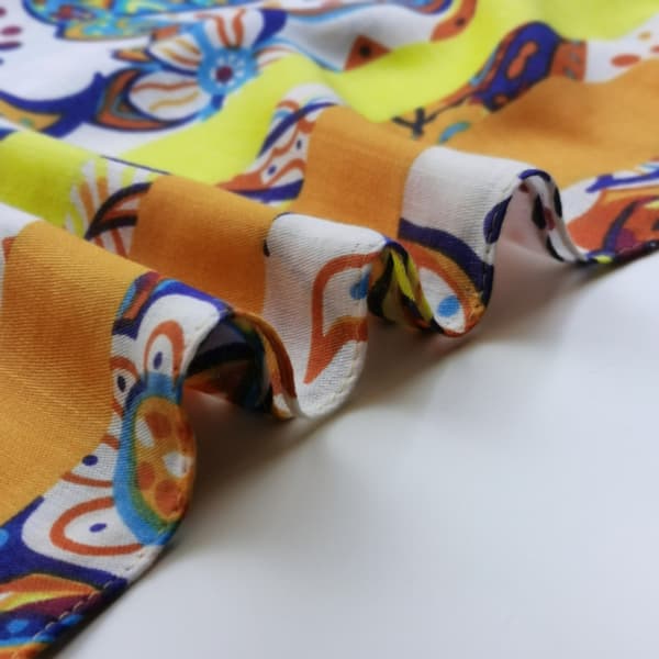 70 x 35 Kvinner Firkant Silke-lignende Hår Sjal Hode Sovende Wrap Sateng Hodeskjerf, E