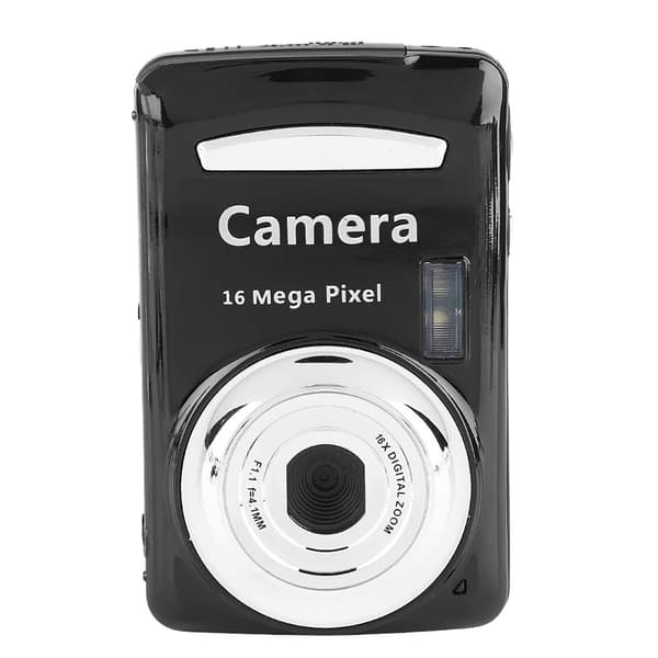 Mini udendørs 5MP 720P 30FPS 4X zoom HD digitalt videokamera (sort)