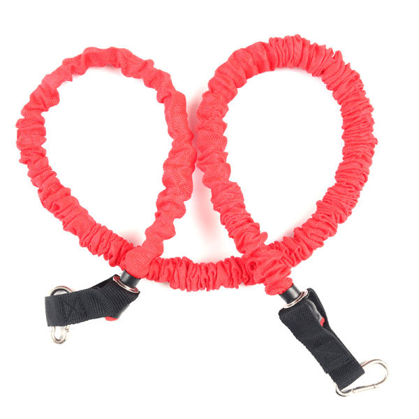 Motståndsband träningsbältesystem, ben- och gluteusträning träningsutrustning Bungee Cord (Gul 10lbs)