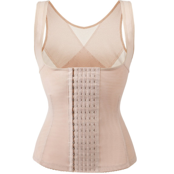 Naisten hoikentava vatsatankkipaita Vyötärötreenaaja Muotoileva korsetti Rinnanalainen kiristäjä Bodysuit Muotoileva liivi - Pinkki 5XL (90,5~95kg)